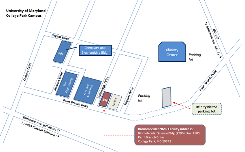 BioNMR Visitor Parking